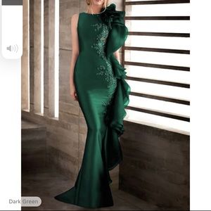 Emerald Green Full length ball gown